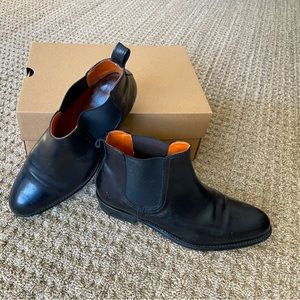 Black Frye booties, boots. Size 9: made in Spain.